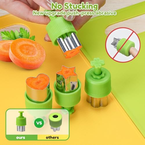 OLANRUN Montessori Toys Kitchen Tools for Toddlers Kids, Kids Knife Set for Real Cooking, Kitchen Toddlers Kids Toys for 3 4 5 6 7 8 9 10 Year Old Boys Girls Christmas Valentines Day Kids Gifts, 13PCS - Image 3