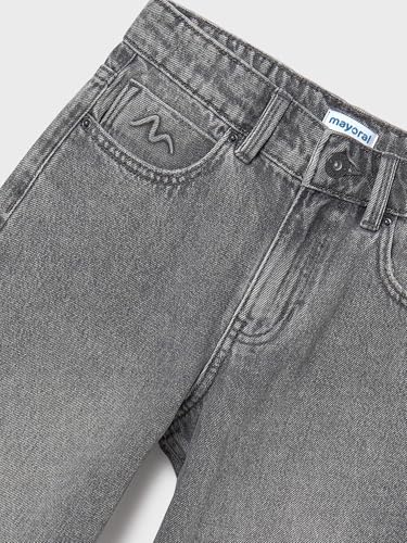 Mayoral Relax Long Denim Pants for Girls Grey3
