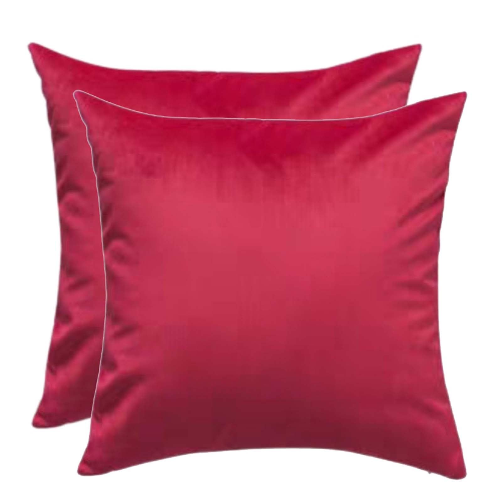 Throw Pillow Cases Set Of 2 Velvet Decorative Cushion Covers With Zipper｜Sofa Pillow Cases 12x20 18x18 20x20 24x24 Inch Couch Living Room Cushion Protector Cover