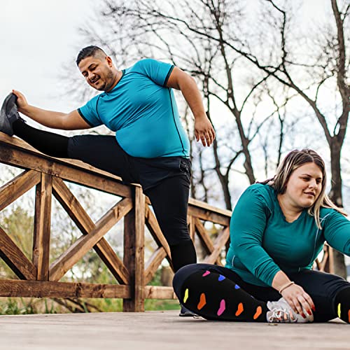 Diu Life Plus Size Compression Socks For Women & Men 20-30 Mmhg Extra Wide Calf Knee High Support Socks For Circulation #TOP4