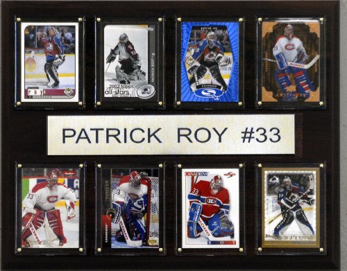 NHL Patrick Roy Montreal Canadiens 8 Card Plaque