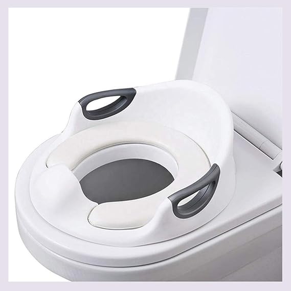 XIAOYUER Potty Training & Step Stools,Seats XIAOYUER Baby Potty Training Seat Multifunctional Portable Toilet Ring Kid Urinal Toilet Potty Training Seats for Children Girls Boys (Color : White)