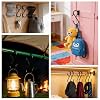 20 PCS S Hooks for Hanging,Safety Buckle S Shaped Hooks for Hanging Home Kitchen Utensil,Hats,Cups,Plants,Bags,（10pcs Black and 10pcs Silver） #4