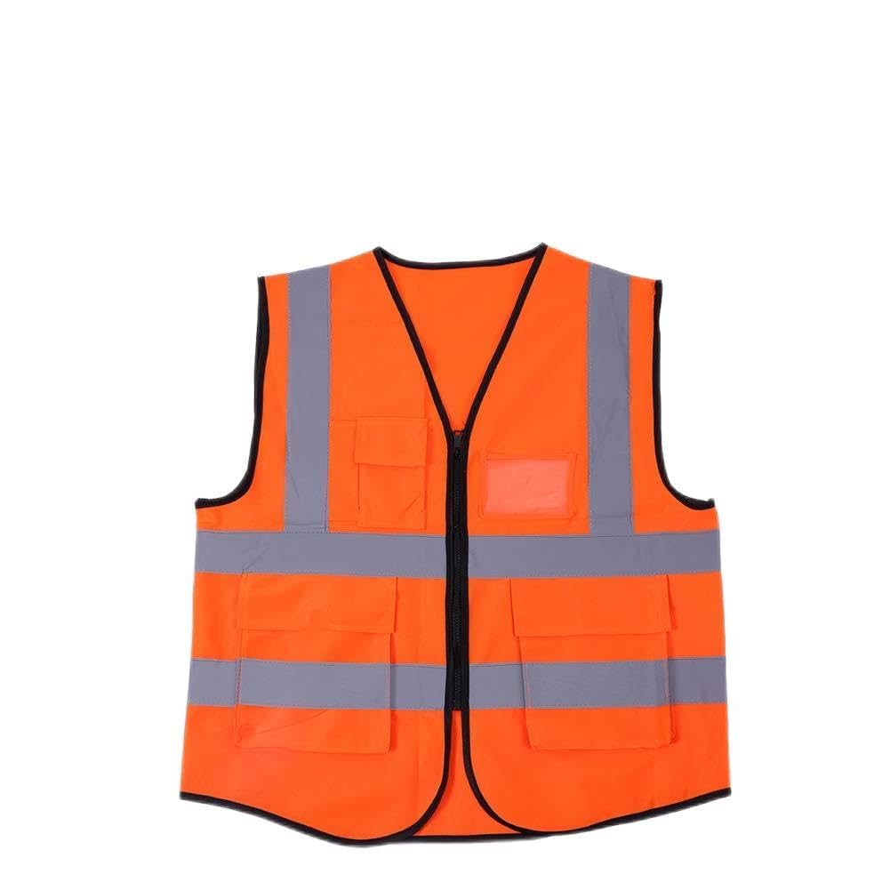 Yctze Chaleco de Seguridad Reflectante multicolor: Cómodo Chaleco de Seguridad para Mayor Visibilidad (verde fluorescente)