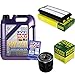 Produktbild QR-PARTS 69363805 Filter Set Inspektionspaket 5 Liter Motoröl Leichtlauf High Tech 5W-40 MANN-FILTER Luftfilter Ölfilter