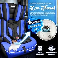 KIDUKU® Kindersitz 9-36 kg (1-12 Jahre) mit Kindersitzunterlage ECE R129/03 – Ansicht 6