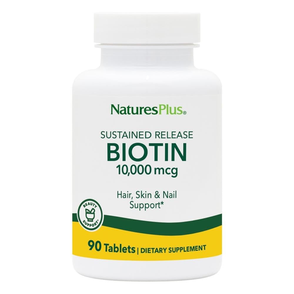 NaturesPlus Biotin 10,000 mcg Tablets