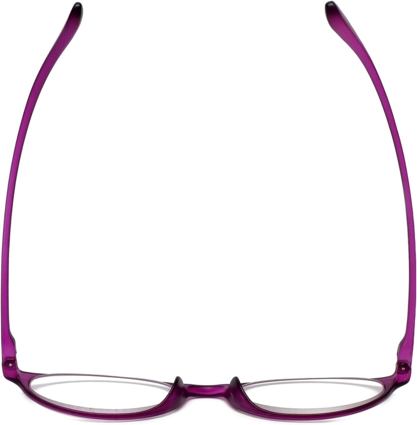 Calabria 719 Flexie Oval Flexible Reading Glasses Men Women Trendy Bendable Readers Lightweight TR 90 Frame Durable Eyeglass