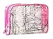 Neon Clear Vinyl Toiletries Bag (Neon Pink)