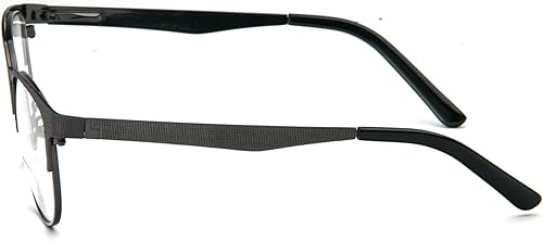 Miniatura 4 de MMOWW Anteojos de lectura bifocales para mujer, con bloqueo de luz azul, color morado (gris, 1.00)