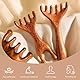 3 Stück Massage Kamm Holz, Meridian Massage Kamm, Ergonomisches Design, Klein und Tragbar, Stress Abbauen, Kopf/Gesichts/Nacken/Körpermassagegerät