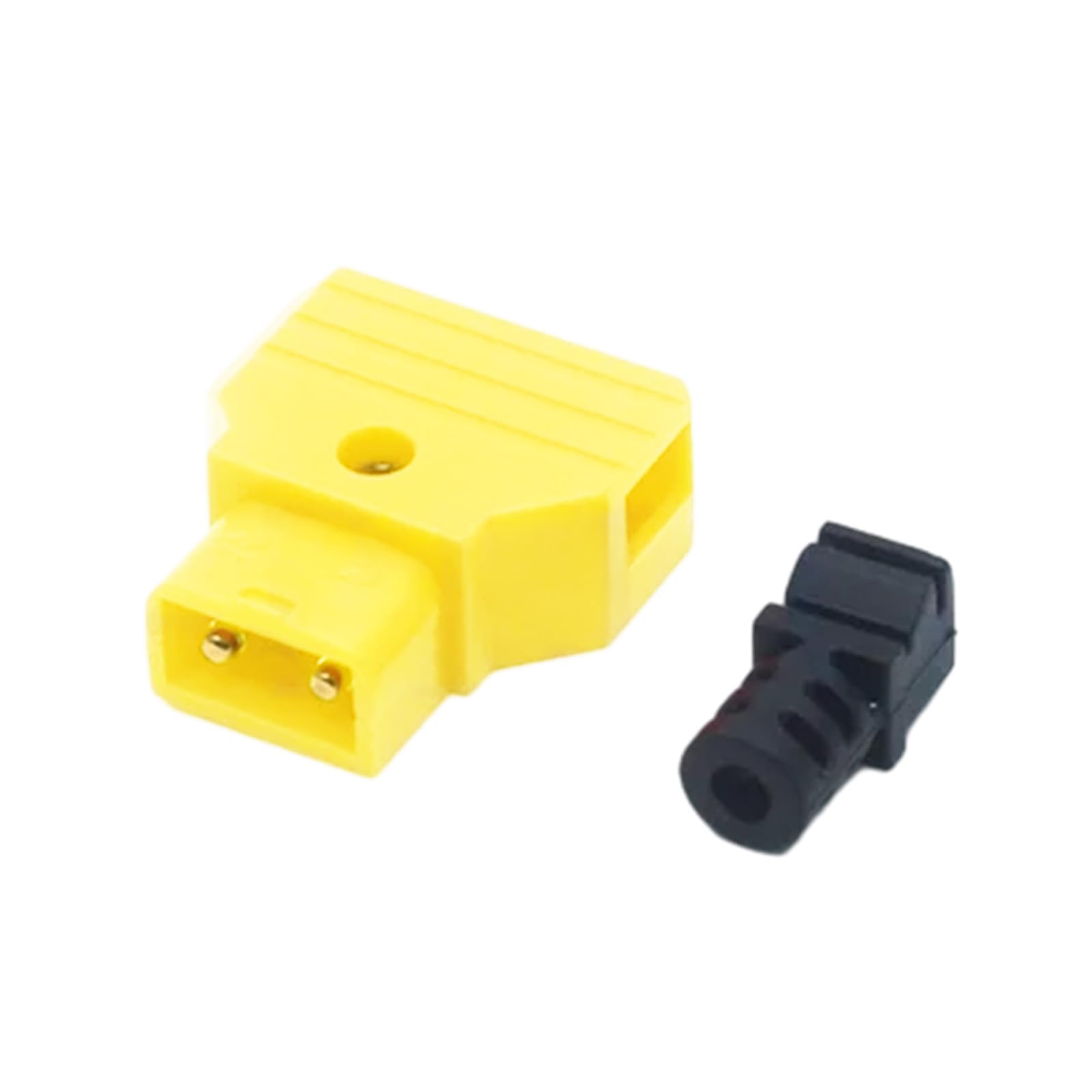 Ozeau D-Tap Male Connector D-Tap Plug Tap for DSLR Camera Power Cable V Mount Battery Connector Socket Replacement