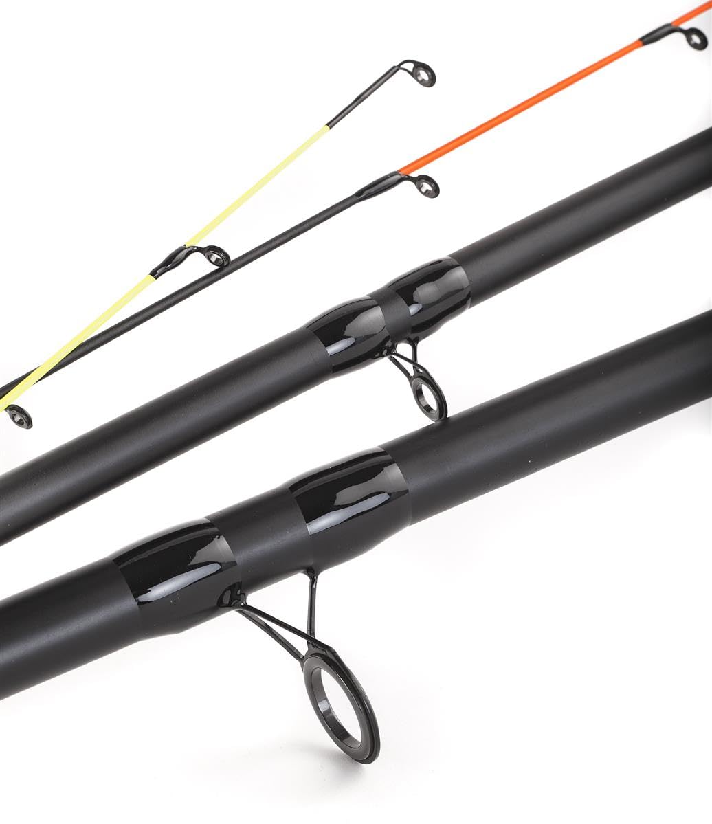 Feedercombo 300 Starter 3,00m 120g Rute + Cross Water 2500 Rolle | Preiswertes Feeder-Komplettset für Einsteiger mit 3,00m Feederrute, 2 Spitzen und Cormoran Frontbremsrolle