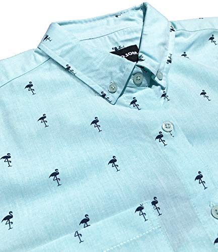 Image of Molokai Surf Button Down Slim Fit Hawaiian Short Sleeve Shirts