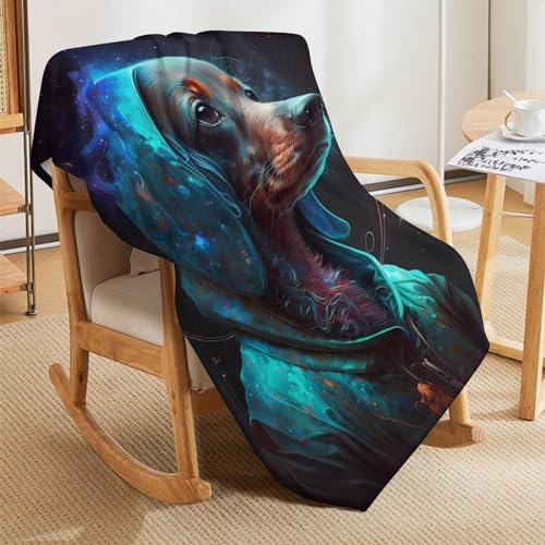 Couverture dachshund plaid hypoallergénique respirant grand lit bébé adulte - 7