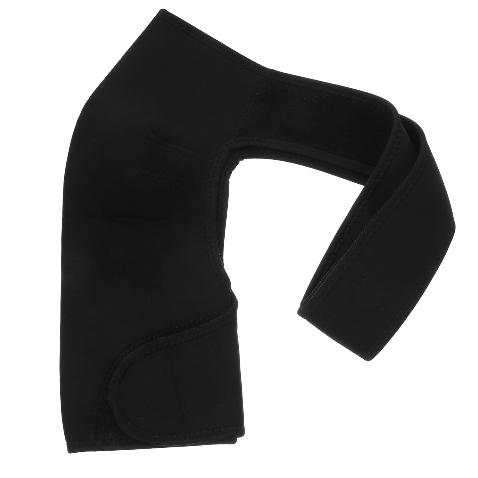 OUNONA Adjustable Left Shoulder Support Gear Elastic Neoprene Shoulder Pad for Relief Injury Prevention Therapy Lightweight Protective Belt for Sports Activities