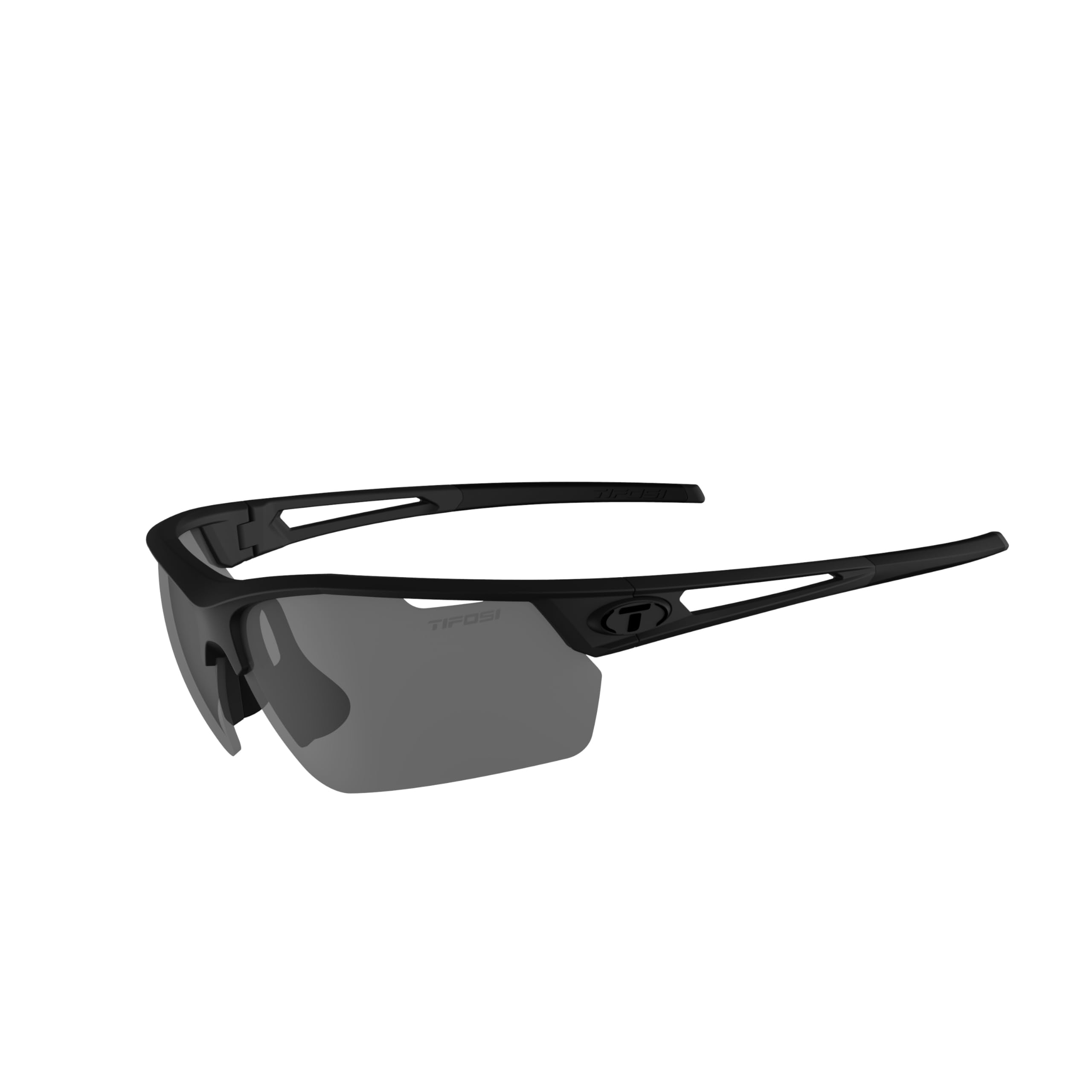 Tifosi Navar Blackout Sports Sunglasses - Lightweight Wrap Cycling & Running Glasses - Shatterproof Polycarbonate Lenses, 100% UV Protection, Hydrophilic Nose Pads