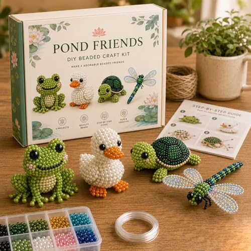 Cuentas de animales 3D para manualidades y caja de ocio creativa 7