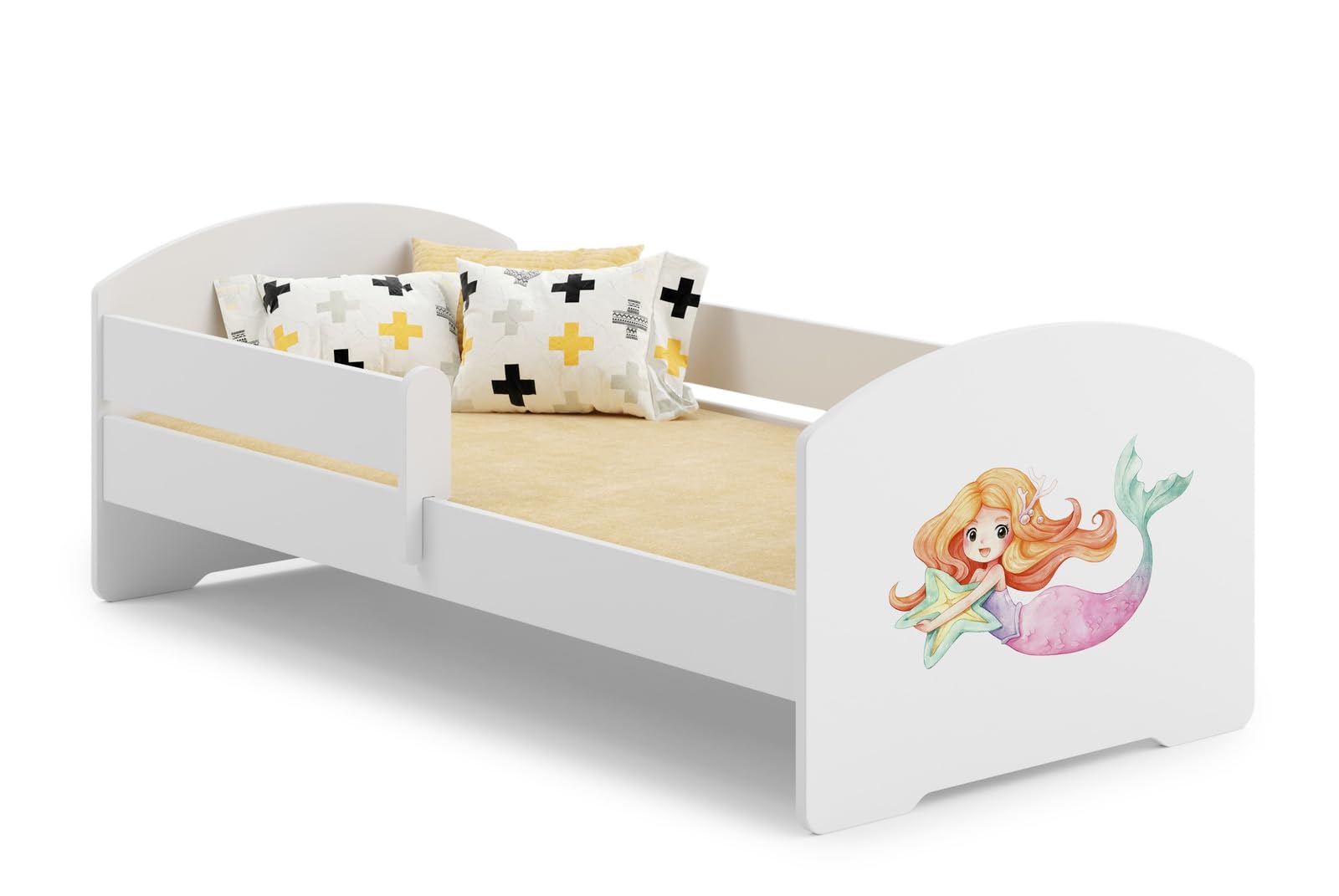 Kobi Cama Infantil LUK Bar 140x70 SIRENO con colchón