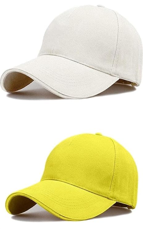 Image of SELLORIA Acrylic Brand A Combo Pack Of 2 Stylish Sport Inspire + Baseball.Cap For Men Baseball Caps Plain Adjustable Mens And Womens Casual Formal Cap (Pack Of 2)