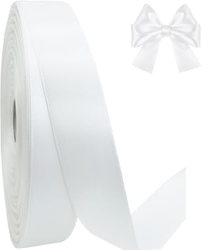 3/4 Inch Double Faced Satin Ribbon 50 Yards Without Splice