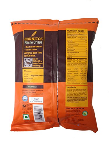 Image of Cornitos Nacho Crisps - Peri Peri Pack, 60 Gram