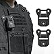 BOBLOV Magnetische Halterung für Körperkamera, 6-Magnet-Stil, Universeller Magnetischer Saugnapf-Clip, aus schwarzem Silikon, haftet an der Kleidung für universelle Body Cam Aller