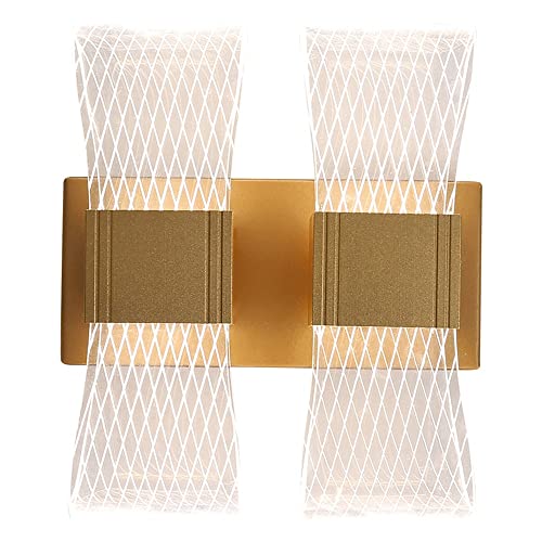 Applique murale moderne LED créative acrylique double éclairage au design géométrique - 2