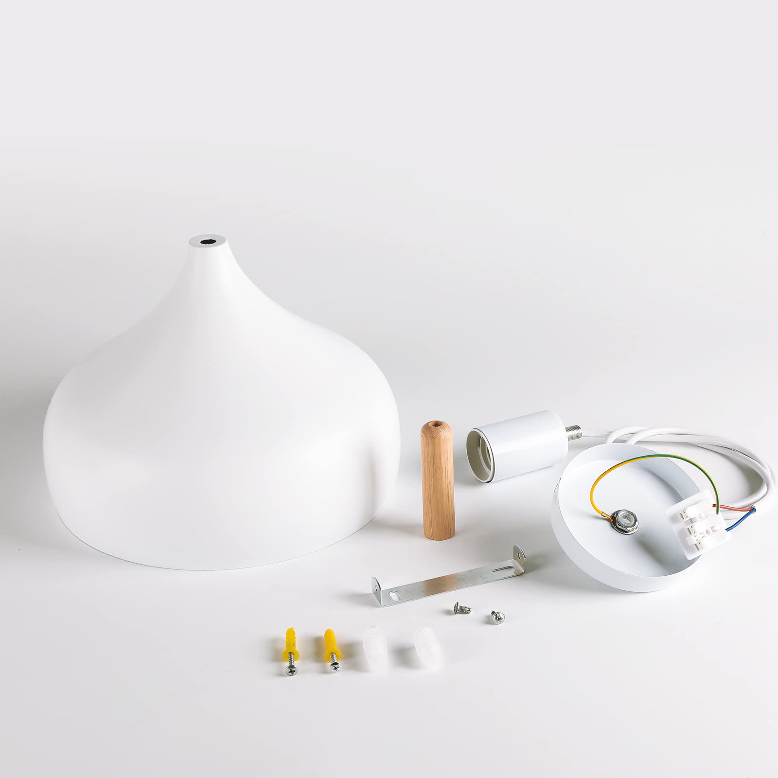 iDEGU Retro hanglamp 24 cm hanglamp moderne Scandinavische stijl