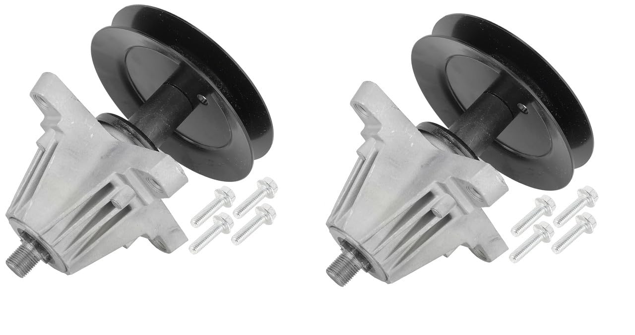 Amazon.com : 2PK Spindle Assembly with Pulley 618-06978, 918