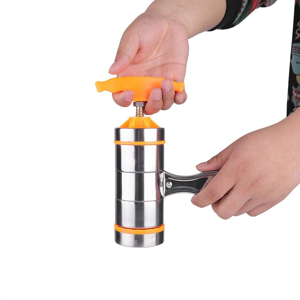 Macchina Per Pasta Manuale Con 7 Stampi - In Acciaio Inox, Per Formati Diversi, Facile Da Pulire - Foto 8