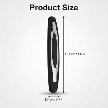 4 Pcs Car Door Edge Guard Strips–Anti-Scratch Bumper Protection Strips for Vehicle Front & Rear Doors,Universal Door Protectors for Cars&Trucks(Black)