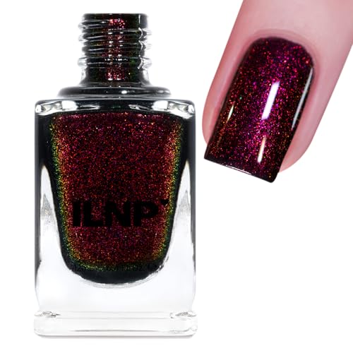 Image of ILNP Lights Out - Rich Black Shimmer Nail Polish
