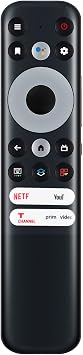 RC902N FMR1 Replacement Voice Remote Applicable for S546 R646 Mini-LED QLED 4K UHD Smart TV 75R646 65R646 55R646 75S546 65S546 55S546 50S546 43S446 50S446 55S446 65S446 75S446 85S446 98R754