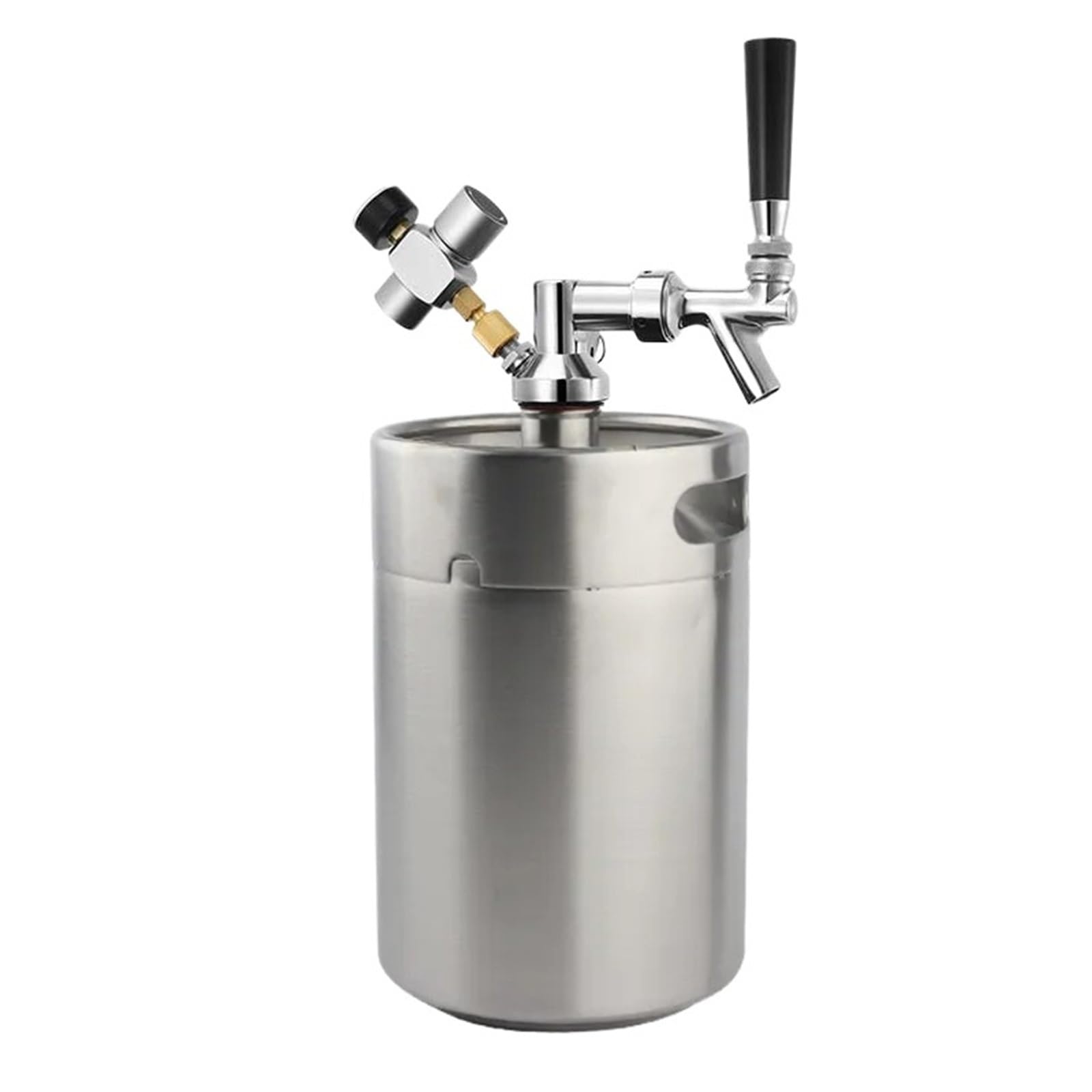 Distributeur de bière pression portable 5L et growler pressurisé CO2