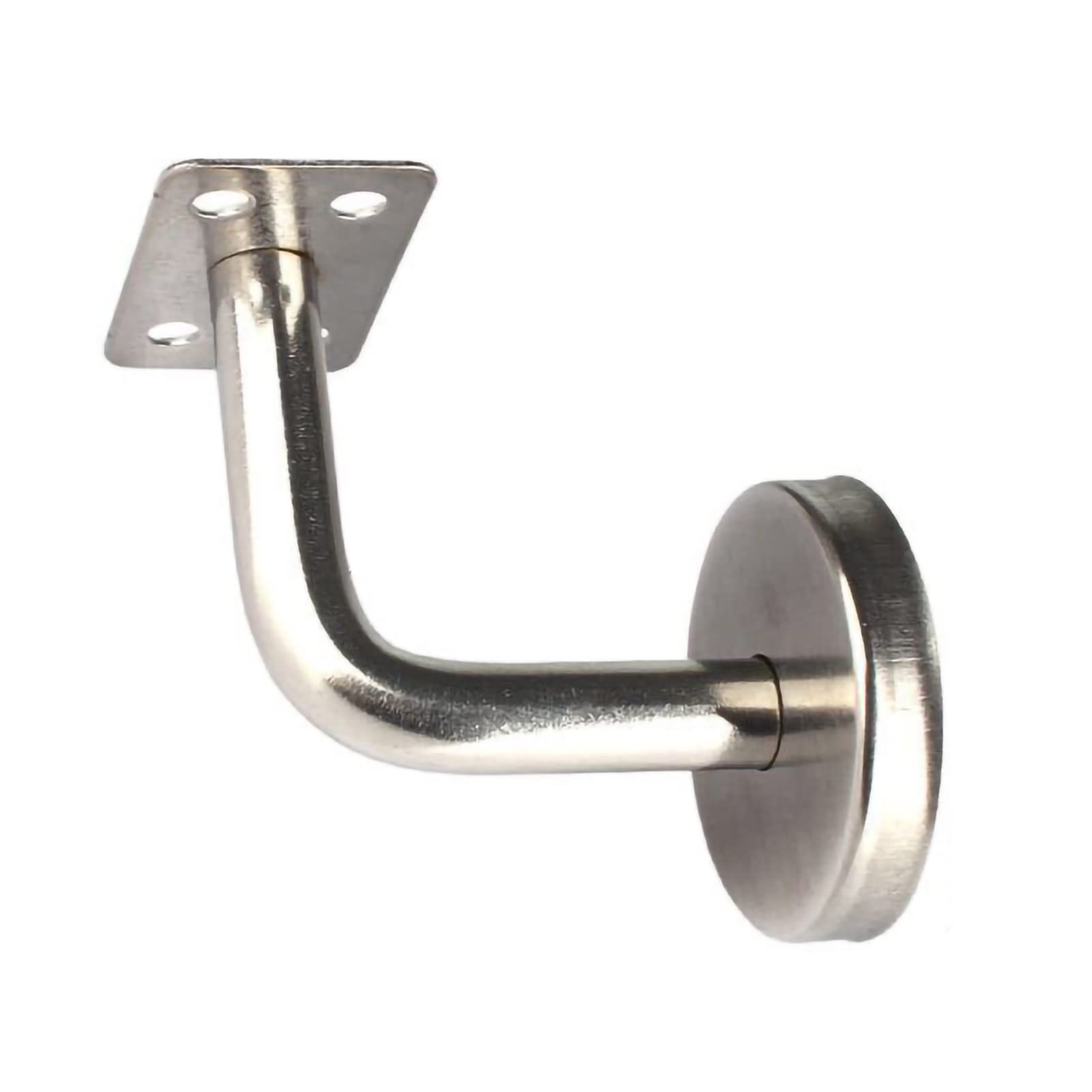 Mains courantes pour marches extérieures en argent et supports de garde-corps robustes 60 x 80 mm