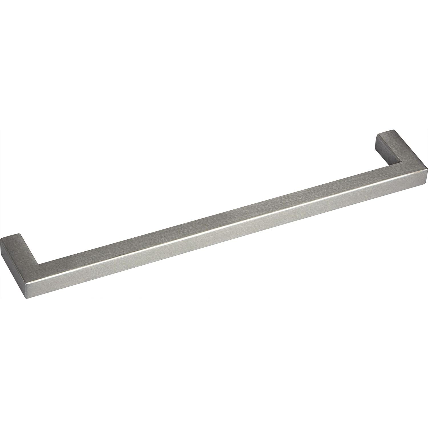 Unbekannt Grimme Euros 8542210192 Cabinet Handle Width 202 mm Kitchen Handle Brushed Stainless Steel Silver Hole Spacing 192 mm