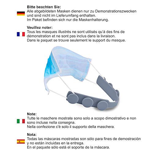 Maskenhaken SmartProduct 8 Stück Silikon Maskenhalter