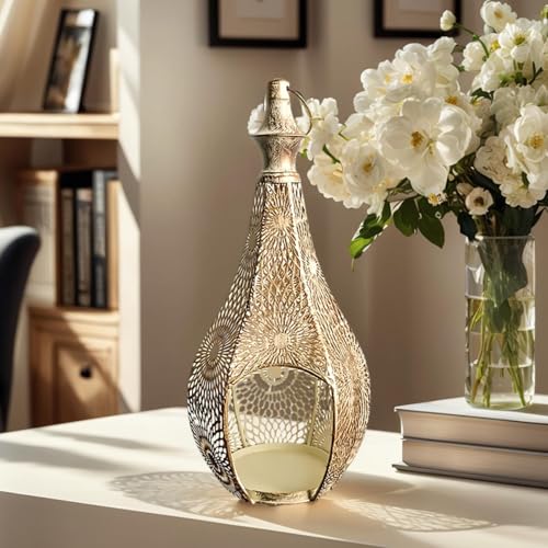 Bougeoir décoratif design ajouré à offrir pour Noël et fêtes - 4
