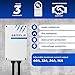 Grizzl-E Classic Level 2 Electric Vehicle (EV) Charger up to 40 Amp, UL Certified Indoor/Outdoor Electric Car Fast Wall Charging Station, NEMA 14-50 Plug, 24 feet Premium Cable, Avalanche Edition