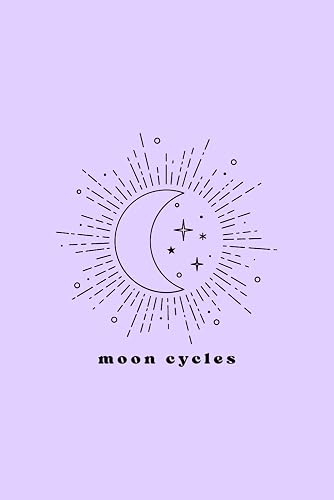 "MOON CYCLES" Period Journal by Just Sharon | Period Tracker