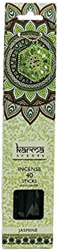 Karma Scents Incense Sticks and Holder - Jasmine
