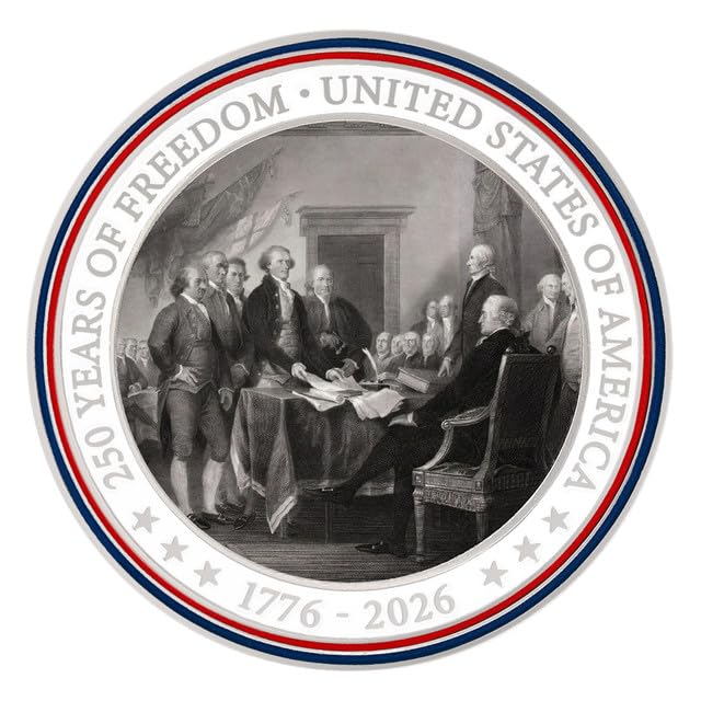 Image of PinMart Semiquincentennial Lapel Pin - USA 250th Anniversary Merchandise