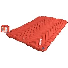 KLYMIT Double V Sleeping Pad, 2 Person, Double Wide 47 inches, Lightweight Comfort for Car Camping, Two Person Tents, Travel, and Backpacking