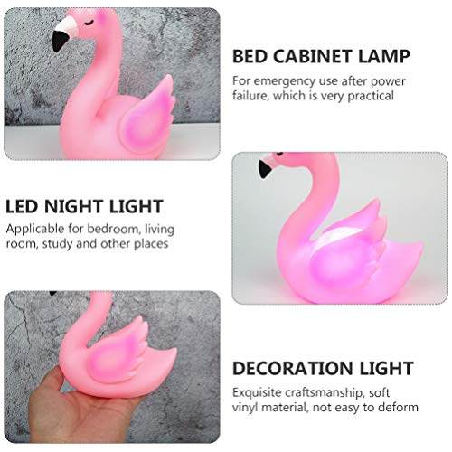 Mobestech Flamingo Noite Lâmpada Led Decorativo Luz a Pilhas da Festa de Luz para Quarto de Crianças