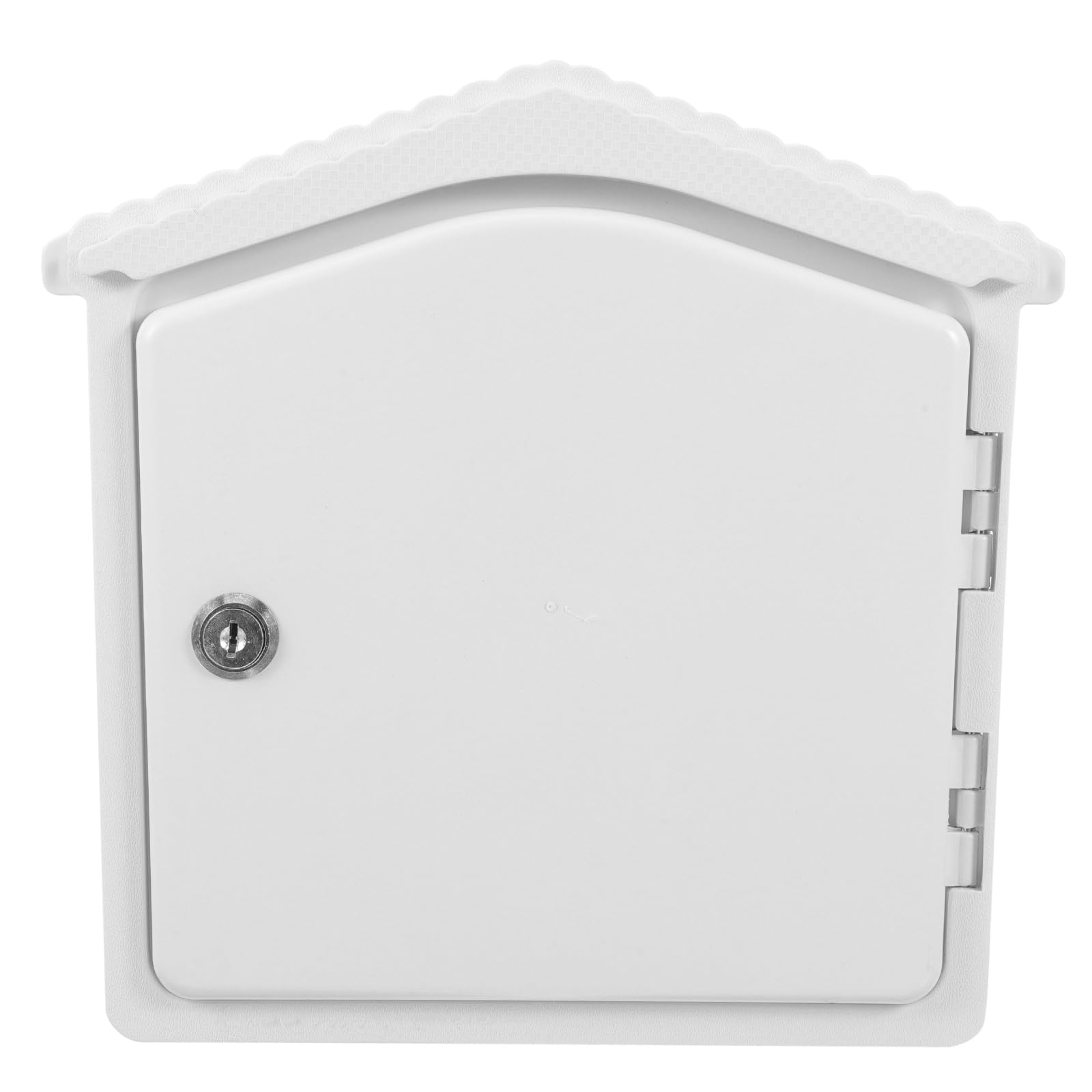 Boîte à lait en plastique Vaguelly boîte aux lettres robuste avec serrure jardin