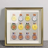 Amazon.co.jp: メダルディスプレイフレーム ガラス 写真フレーム