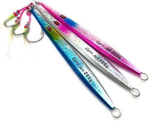 Capt Jay Fishing Señuelos de agua salada, señuelos de lanzamiento de velocidad de jigging lento, señuelos artificiales de jigging vertical, señuelos disponible en Yaxa Colombia