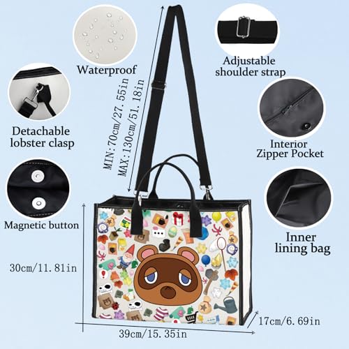 BWWKTOP Bolso Tote Animal para mujer miniatura 5