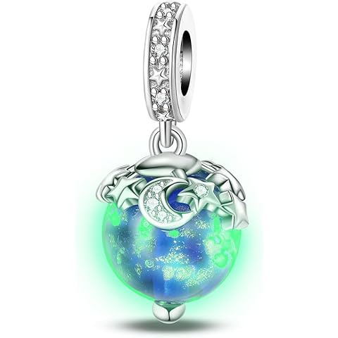 Glow/wishing bottle Silver Charm Bead Hypoallergenic Jewelry for Pandora Bracelets ...